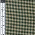 Textile Creations Textile Creations 125 Rustic Woven Fabric; 0.12 Check Green And Natural; 15 yd. 125
